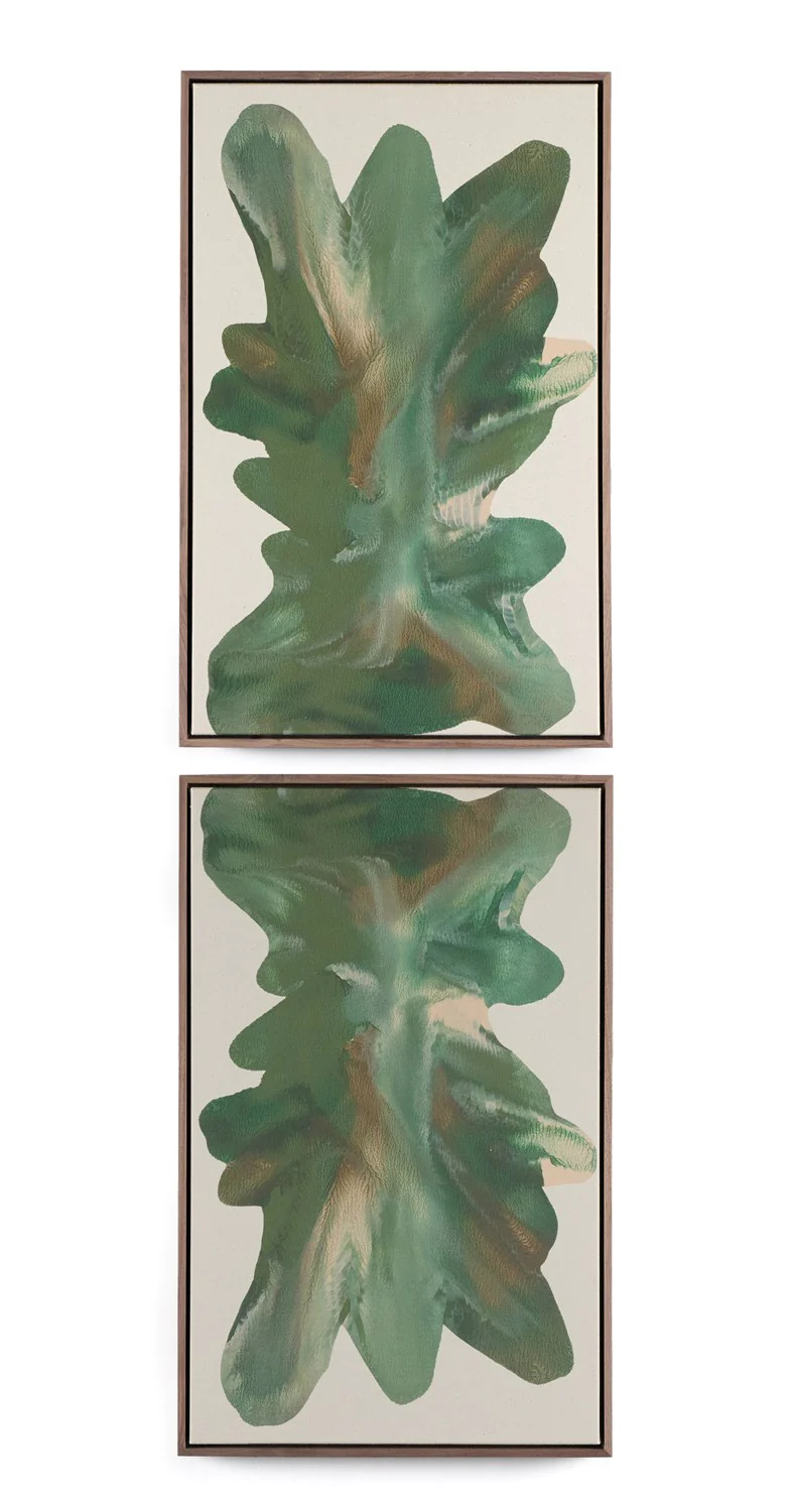Rorschach Forrest Diptych by Orfeo Quagliata